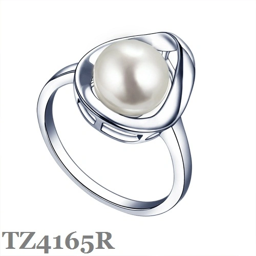 925 Sterling Silver Pearl Fashion Jewelry with CZ and Fw Pearl
