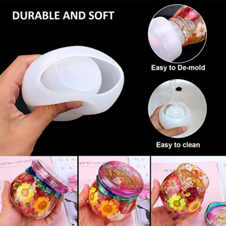 DIY Bottle Resin Mold, Craft Jewelry Making Tools Epoxy Resin Mold Silicone Mould