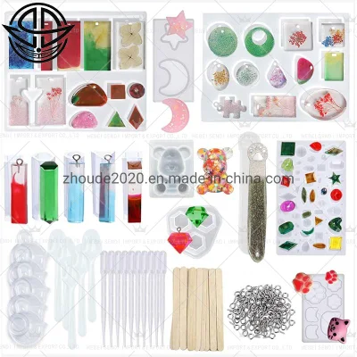 Wholesale Silicon Resin Jewelry Mold Tools Set for DIY Making Chocolate Silicone Mold Decoration