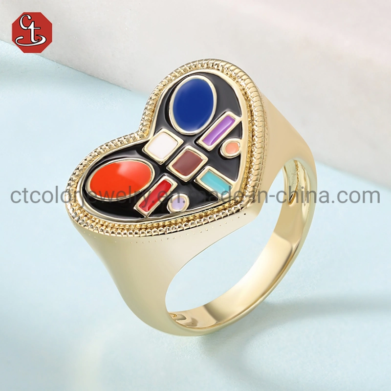 New Special Design Gold Plating Ring Fashion 925 Sterling Silver jewelry