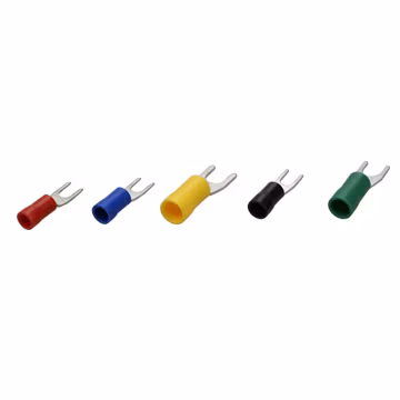 Ring Insulated Terminals, PVC Insulated, T2 Copper, Tin Plating