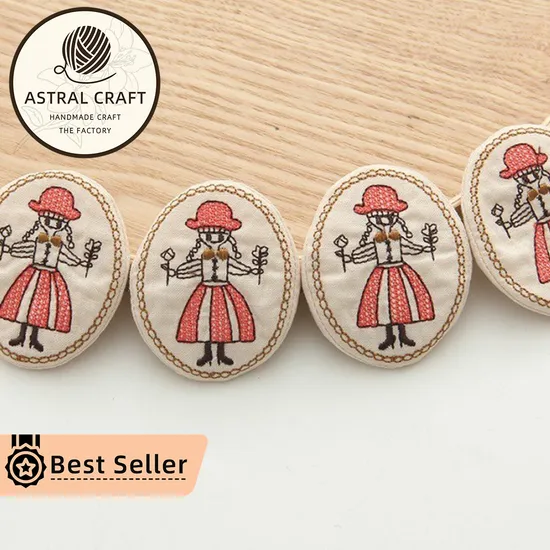 Handmade Finished Fashion Party 3D Floral Girl Jacket Embroidery Brooch Pin 