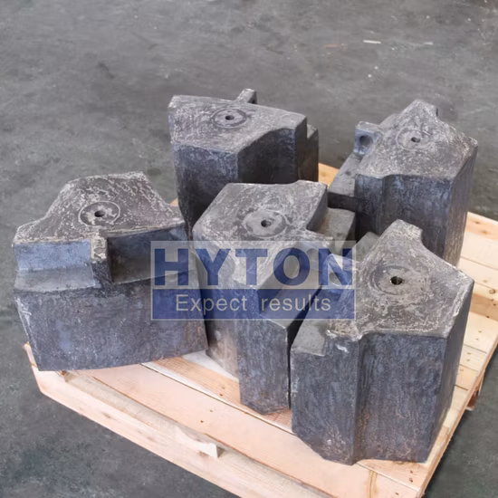 TV95 Vertical Shaft Impact Crusher Wear Parts Anvil High Chrome Parts