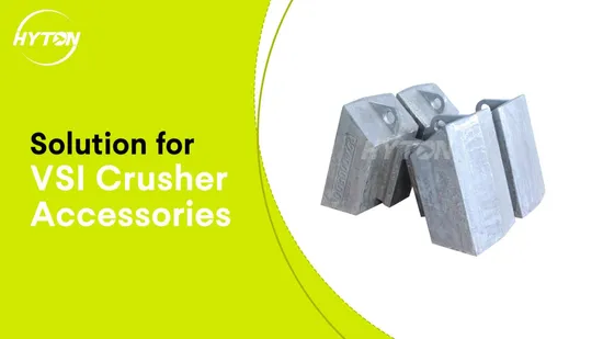 Crj3255 Anvils VSI Crusher Spare Parts for Ore Rock Gold Mining Industry 
